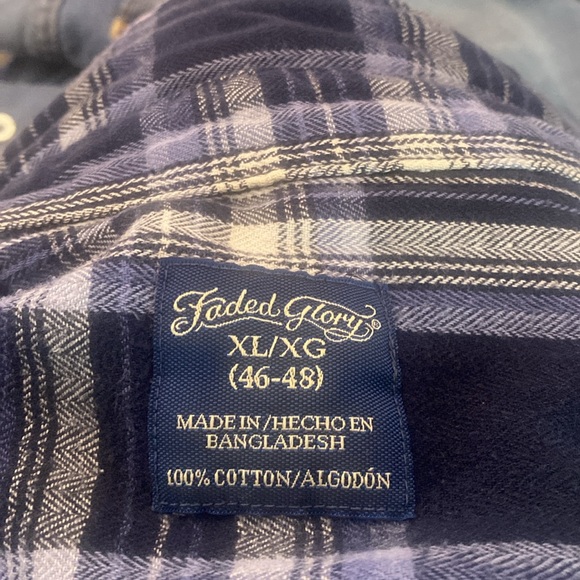 Blue flannel - Picture 2 of 2